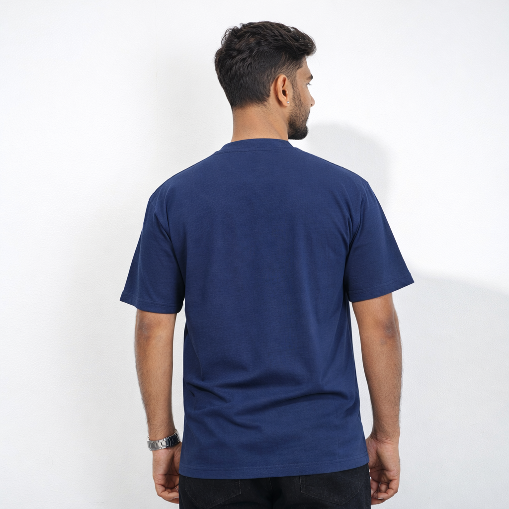 Blue Basketball Edition T-Shirt for Men – Premium Sports Cotton Tee - Image 3