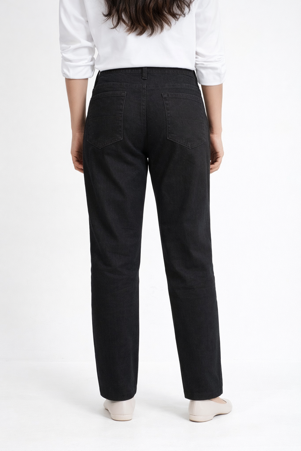 Premium Women’s Black Denim Pants – Stylish & Comfortable Everyday Wear - Image 2